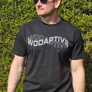 WODAPTIVE SHIAN BLACK OVERSIZED TSHIRT