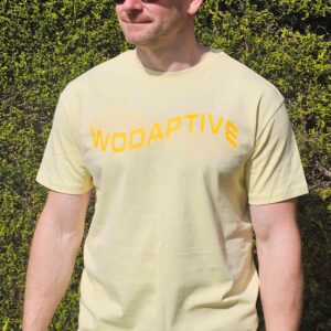 WODAPTIVE SHIAN YELLOW OVERSIZED TSHIRT
