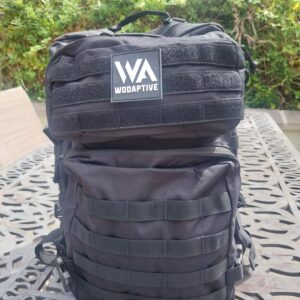 Wodaptive Black Tactical Fitness Backpack