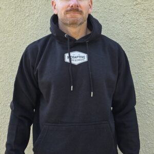 WODAPTIVE BLACK UNISEX ESTD HOODIE