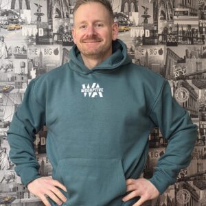 WA TEAL SIGNITURE UNISEX HOODED SWEATSHIRT