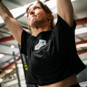 BUILT FOR MORE BLACK CROP TSHIRT
